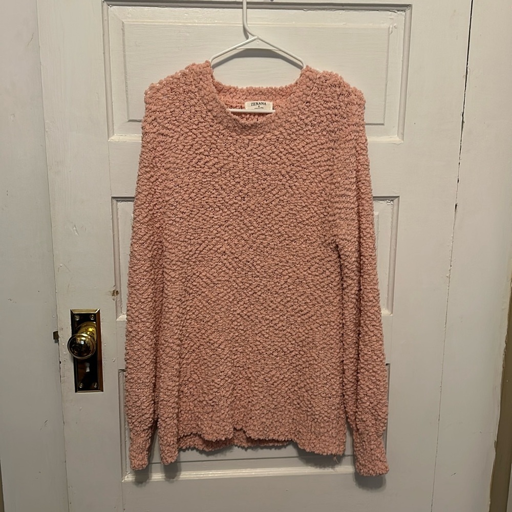 Pink Zenana Sweater